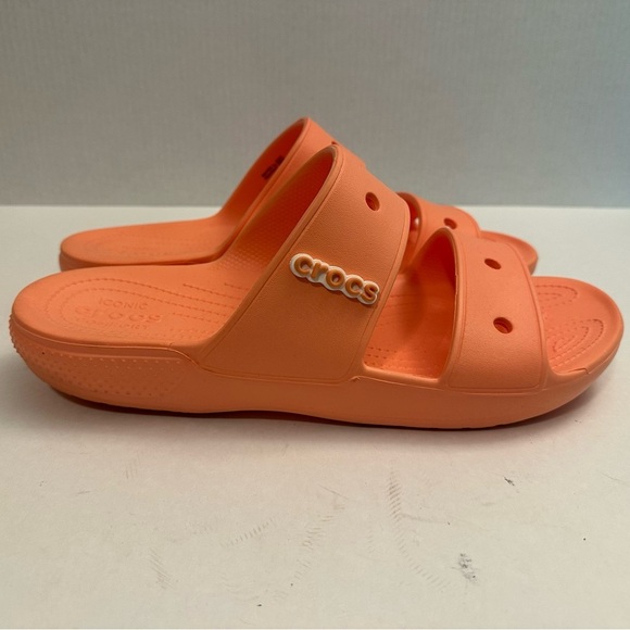 Crocs Classic Unisex Two Strap Slide Sandal Size Men 13 - Picture 6 of 12